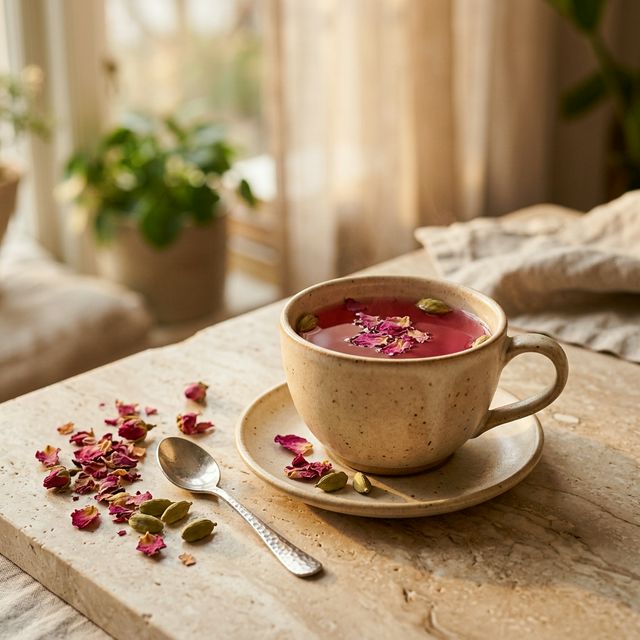 Cardamom Rose Tea